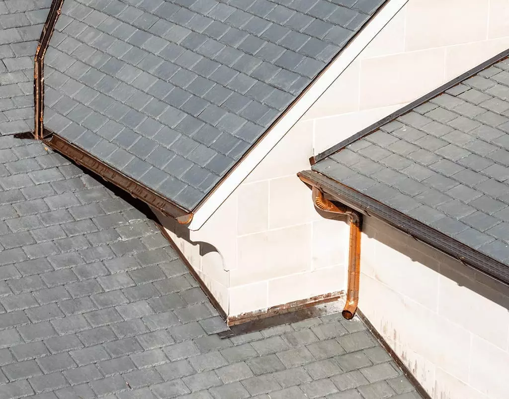 gutter on roof