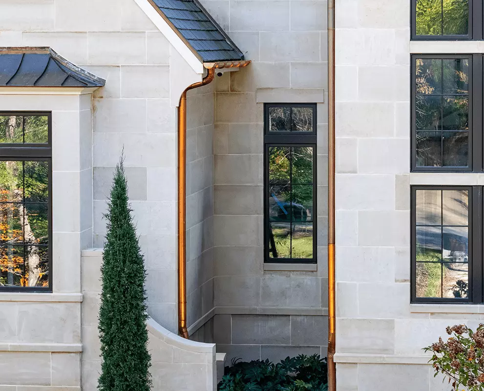 gutter on house