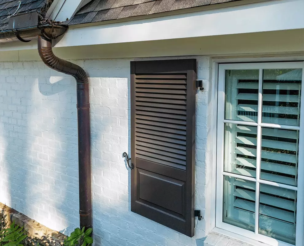 gutter on house