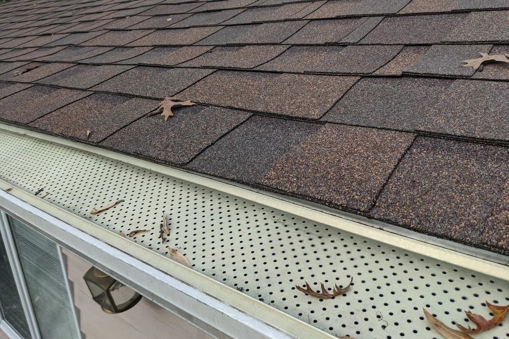 solid cover gutter guard