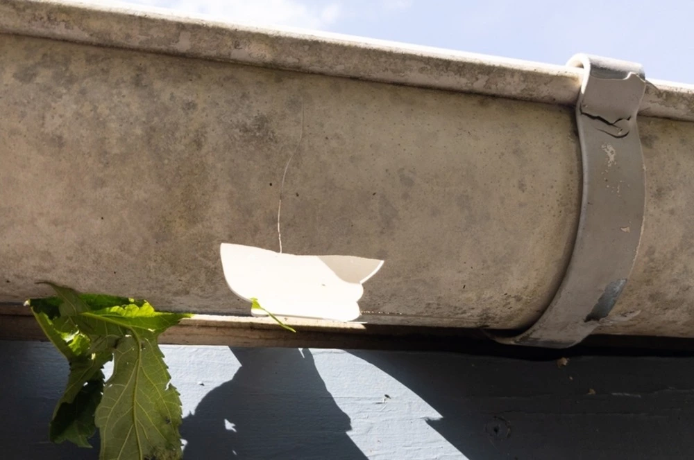 hole in gutter