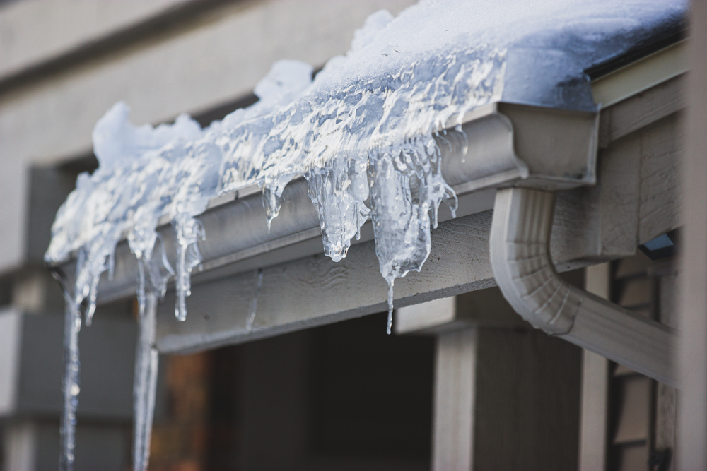 frozen gutters