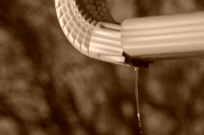 a gutter leak could require gutter repair or gutter replacement